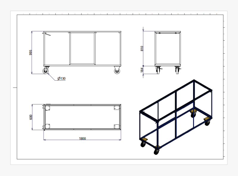 Economy Fabrication Table