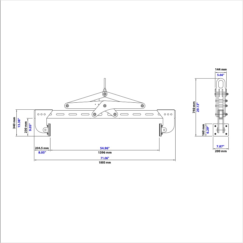 Horizontal Stone Lifting Clamp