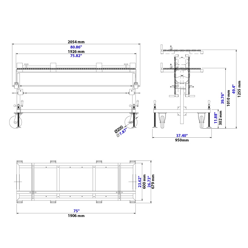 Adjustable Height Work Table