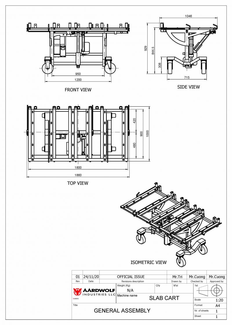 Kitchen Installation Cart