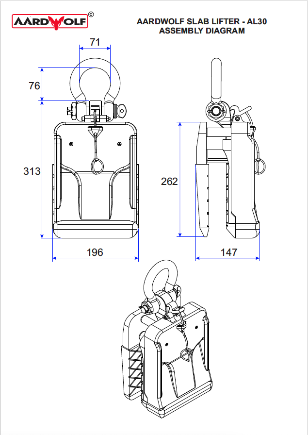 Aardwolf Slab Lifter