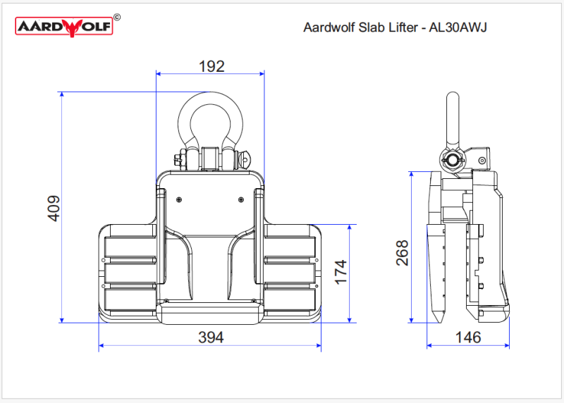 Aardwolf Slab Lifter Automatic