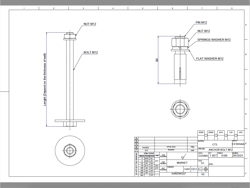 Overhead Swing Arm