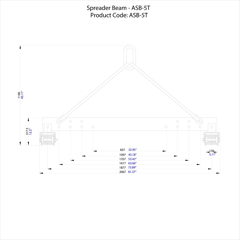 Spreizbalken ASB-5T