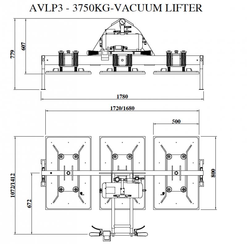 Vacuum Lifter AVLP3-3750