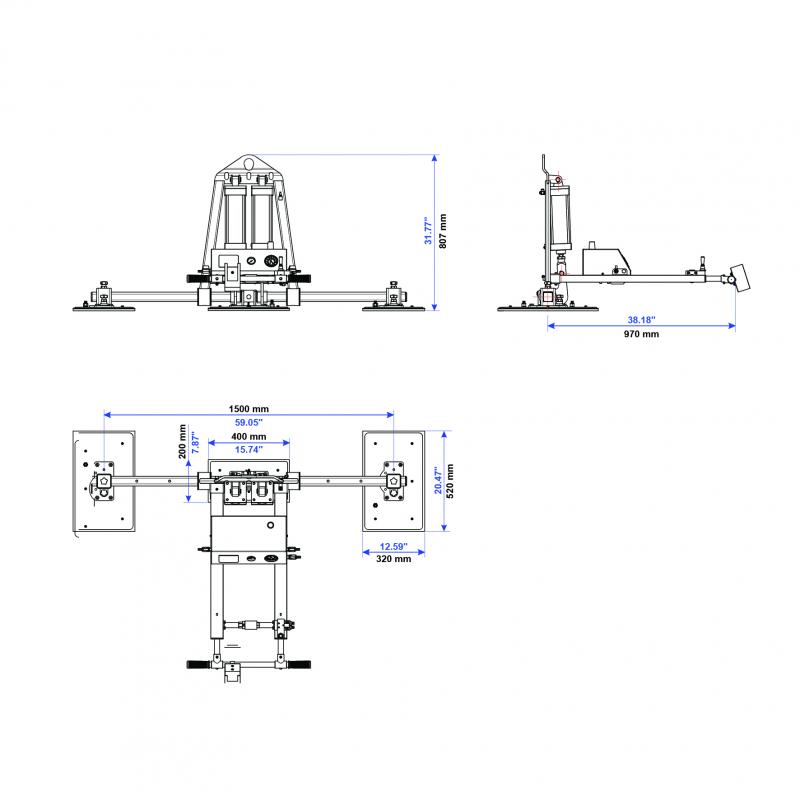 Vakuum Heber AVLP3-600P