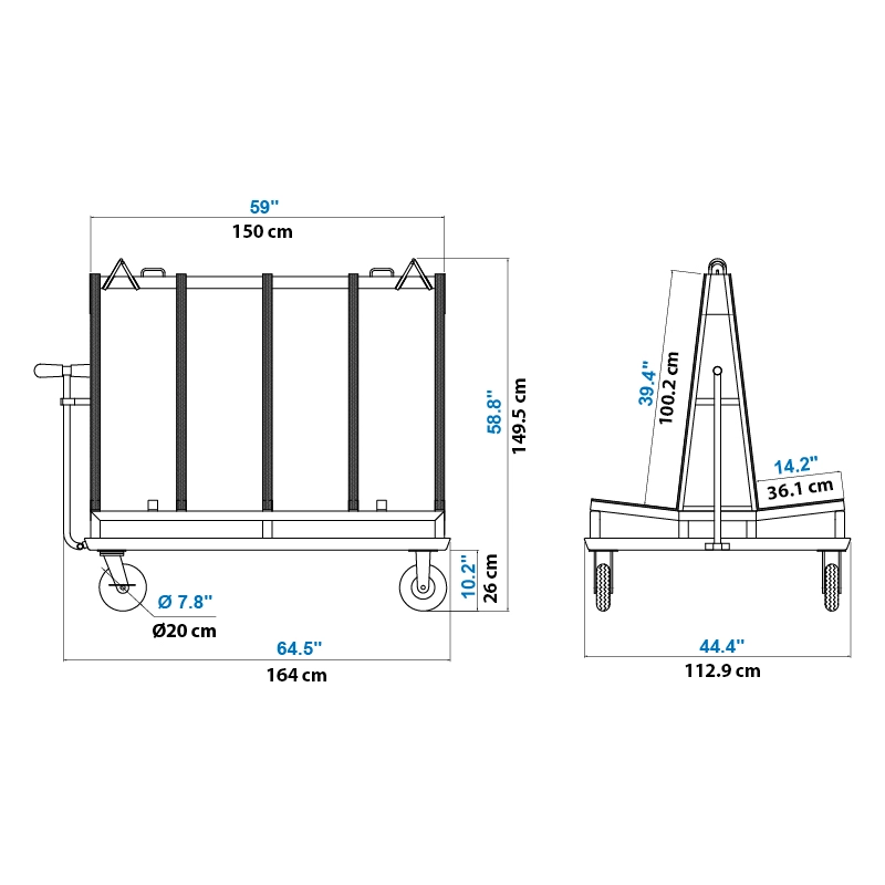 Abnehmbarer Rahmen DFF1500PC