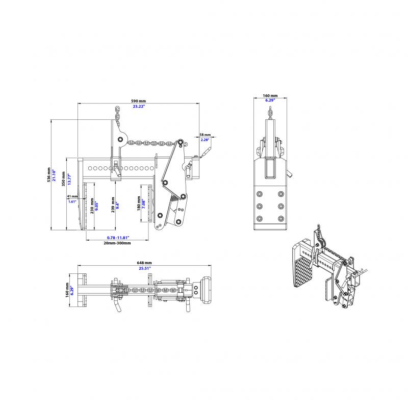 Grabmal - Plattengreifer (Automatik) GPM1000A