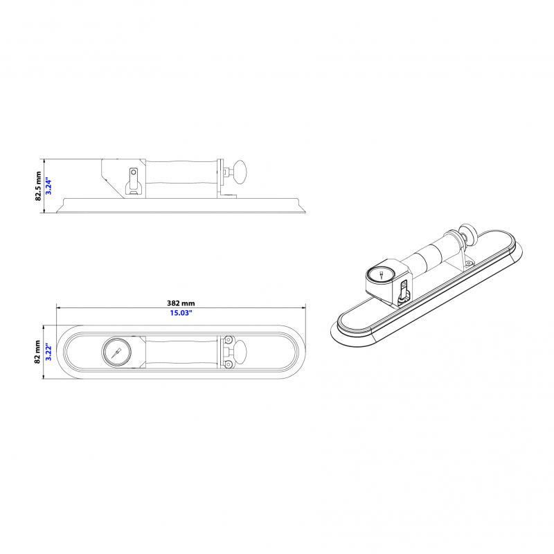 Oval Hand Vacuum - Cup Lifter