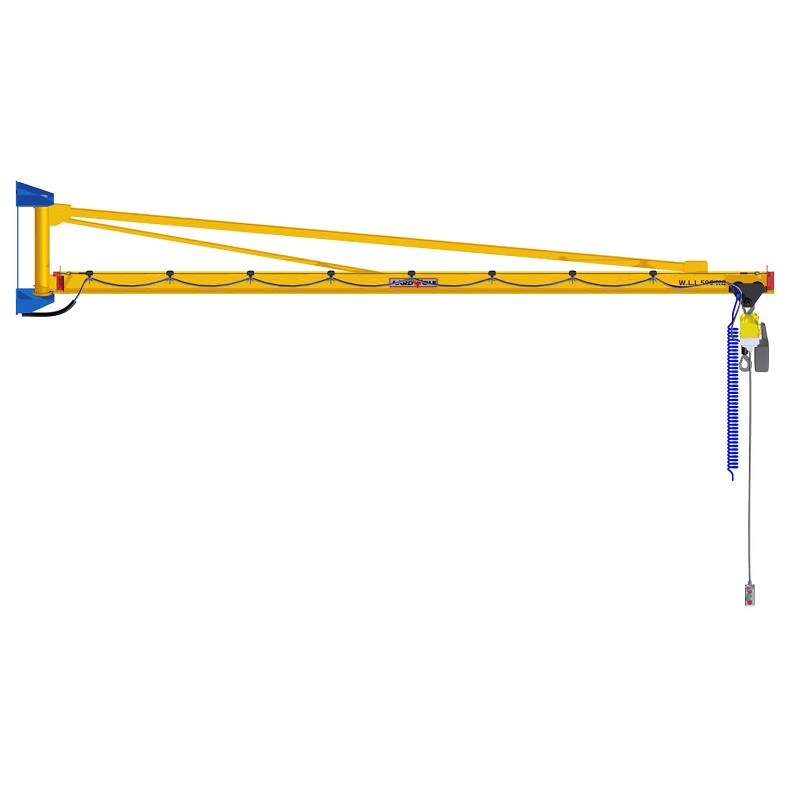 Over Braced Jib Crane - Wall Mounted