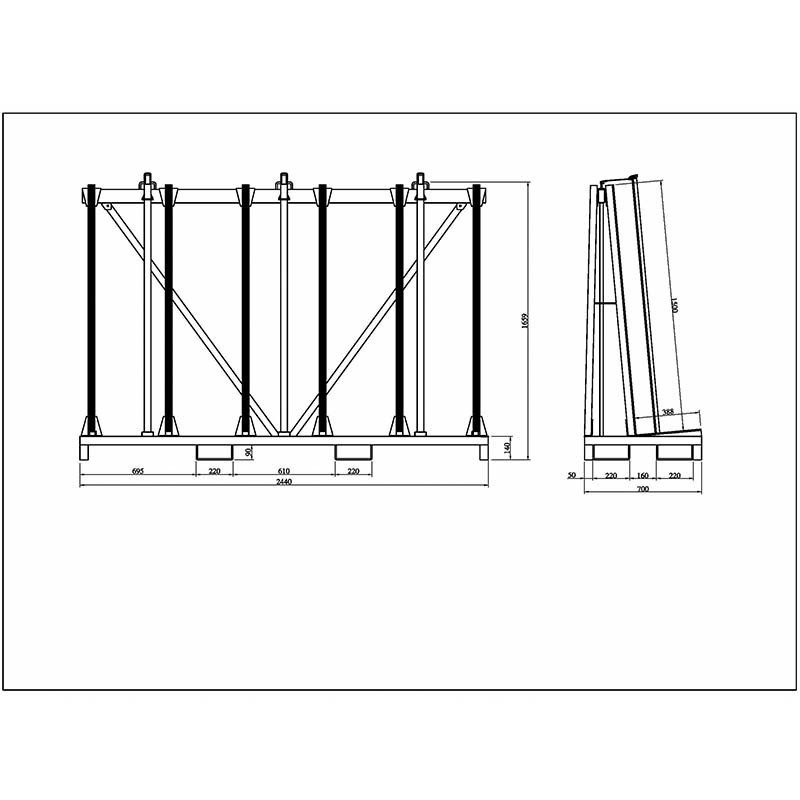 Single Side Transport Rack