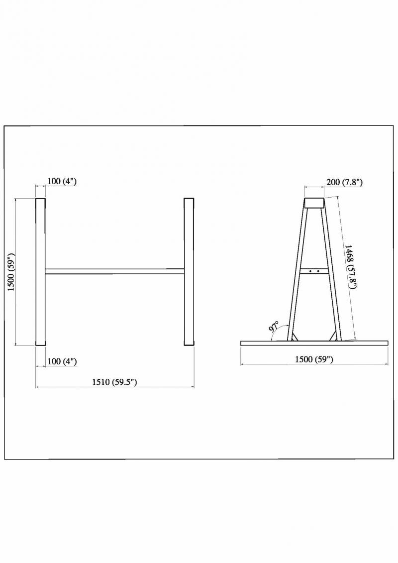 Stone 'A' Frame - Standard