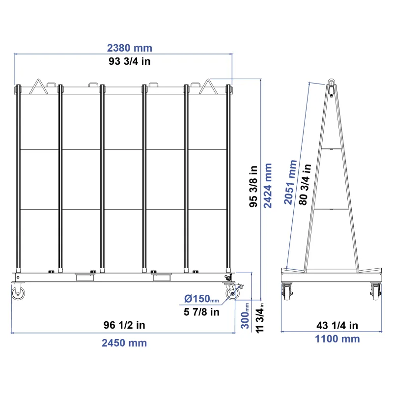 Universal Frame Pro FS-2440-2050A-6
